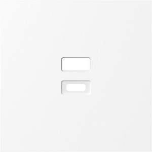 Изображение товара Накладка для розеток USB, глянцевый белый Donel S08 DS28603