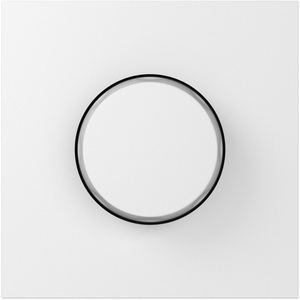 Изображение товара Накладка для светорегулятора поворотного, матовый белый Donel S08 DS65033