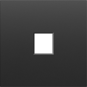 Изображение товара Накладка 1-я для розеток RJ45,TV,SAT, черный графит Donel S08 DS85957