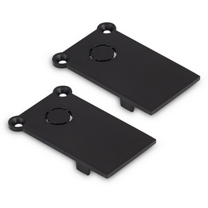 Изображение товара Боковая заглушка для встраиваемого шинопровода DLT2512InB черная, без отверстия Donolux SPACE-Track system Cap12InB