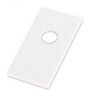 Изображение товара Боковая заглушка для встраиваемого шинопровода DLT2500InW, белая, с отверстием для токопровода Donolux SPACE-Track system Cap InW1