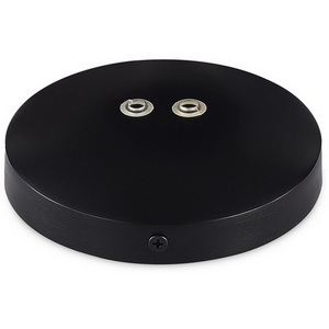 Изображение товара Потолочная чаша с 2 отверстиями Donolux Cascata Ceiling cup DL20751Brushed black 2 шлифованный черный