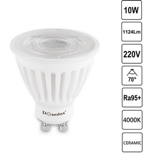 Изображение товара Светодиодная лампа Donolux DL18275 CERAMIC DL18275N10GU10 70 10Вт, 4000K, 1124Лм