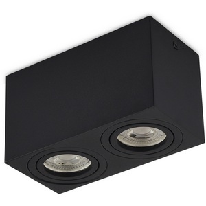 Изображение товара Накладной светодиодный светильник GU10 черный, без лампы Donolux Basis DL18613SQ2B