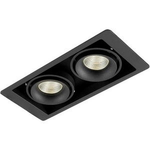 Изображение товара Встраиваемый светильник Donolux Lumme DL18615/02WW-SQ Shiny black/Black