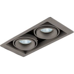 Изображение товара Встраиваемый светильник Donolux Lumme DL18615/02WW-SQ Silver Grey/Black