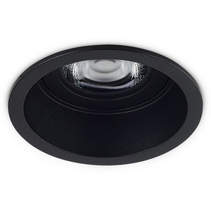 Изображение товара Светильник встраиваемый поворотный круглый 7Вт 3000К, 670Лм черный Donolux Basis DL18901R7W1B50