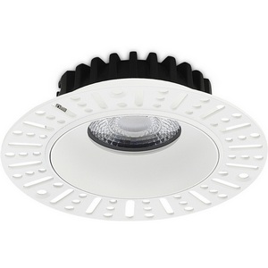 Изображение товара Встраиваемый светильник Donolux Crater DL20762R10W1W 10W, 896Lm, 3000K, D126хH40мм, IP44, белый