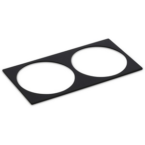 Изображение товара Декоративная двойная рамка для светильника DL20761 черная Donolux Crater Frame DL20761B2