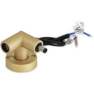 Изображение товара Токопроводящий угловой соединитель (правый) с проводом для св-ка DL20651 24В латунь Donolux Scroll Line L Connector R DL20651 Brass1