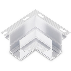 Изображение товара L-образный угол-соединитель для встраиваемого шинопровода DLT2512InW белый Donolux SPACE-Track system L corner12 InW