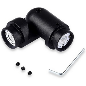 Изображение товара Токопроводящий поворотный коннектор Donolux Round Line L corner DLR B2