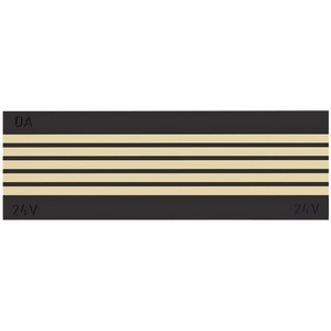 Изображение товара Декоративная плата для магнитного шинопровода Donolux Magic track Short Plate DLMX Black Sp