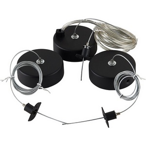 Изображение товара Подвесной комплект для круглого магнитного шинопровода Donolux Magic track Suspension kit DLM900RBlack