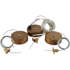 Изображение товара Подвесной комплект для круглого магнитного шинопровода Donolux Magic track Suspension kit DLM900RBlack Bronze