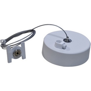 Изображение товара Подвесной комплект для магнитного шинопровода с отверстием для провода Donolux Magic track Suspension kit DLMWhite1