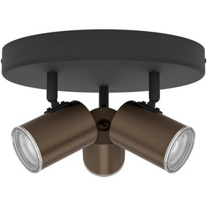 Изображение товара Спот потолочный Eglo Consuma 1 300591 3X5W(GU10) IP44 сталь бронзовый черный