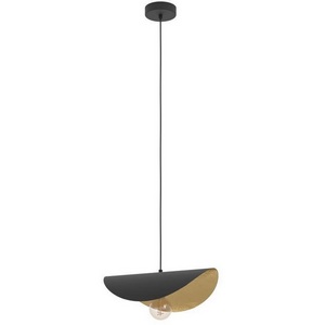 Изображение товара Подвесной светильник Eglo Saceda 390392 1x40W(E27) сталь, черный, золотой