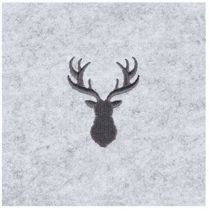 Изображение товара Салфетка для сервировки декоративная (плейсмат) Eglo Andasibe 420166 L100, B100, H3, полиэстер, серый