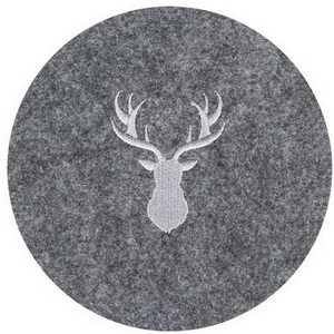 Изображение товара Салфетка для сервировки декоративная (плейсмат) Eglo Andasibe 420169 B3, D100, полиэстер, серый