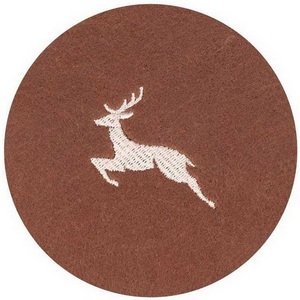 Изображение товара Салфетка для сервировки декоративная (плейсмат) Eglo Andasibe 420172 B3, D100, полиэстер, античный коричневый, бежевый