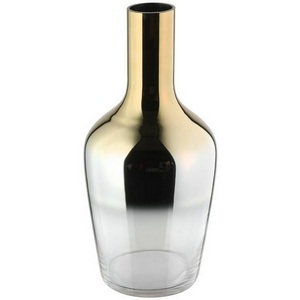 Изображение товара Ваза декоративная Eglo Samuntai 421372 H480, D230, стекло, прозрачный, золотой, зеркальный