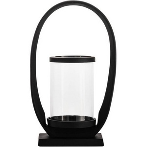 Изображение товара Подсвечник Eglo Calonagas 422054 L190, B110, H320, алюминий, черно-прозрачный