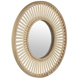 Изображение товара Зеркало декоративное Eglo Mitsuke 425037 B20, D400, дерево, зеркальное стекло,, натуральный