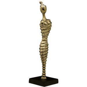 Изображение товара Статуэтка Eglo Nabunturan 427275 L100, B100, H410 алюминий, состаренный золотой, черный