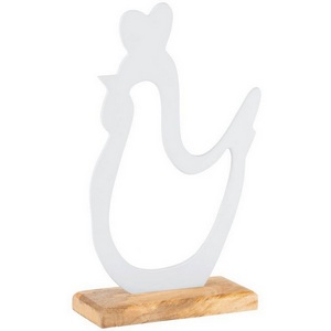 Изображение товара Фигурка Курица Eglo Amoatsy 427378 L170, B70, H290 алюминий, дерево белый, натуральный