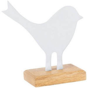 Изображение товара Фигурка Птица Eglo Amoatsy 427385 L140, B70, H145 алюминий, дерево белый, натуральный