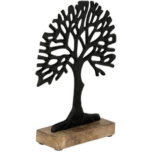 Изображение товара Фигурка дерево Eglo Kemaman 427564 L170, B50, H220 алюминий, дерево черный, натуральный