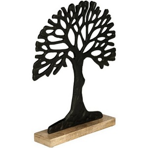 Изображение товара Фигурка дерево Eglo Kemaman 427567 L240, B60, H320 алюминий, дерево черный, натуральный