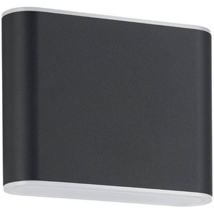 Изображение товара Архитектурная подсветка светодиодная Eglo Grutti 901025 2X3W (LED) 3000K, 4000K, 6500K IP65 алюминий, антрацитовый/пластик полупрозрачный