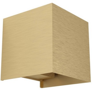 Изображение товара Светодиодный настенный светильник Eglo Valmontone 901091 2X1,5W(LED), алюминий, латунь состаренный, стекло, прозрачный, 3000K