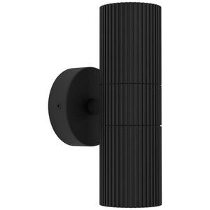Изображение товара Настенный светильник уличный светодиодный Eglo Tomelloso 902038 2X28W(GU10) алюминий, черн, стекло, прозрачн