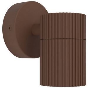 Изображение товара Уличный настенный светильник Eglo Tomelloso 902039 1X28W(GU10), IP44, алюминий, коричн, стекло, прозрачн