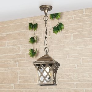 Изображение товара Уличный светильник подвесной IP44 H черное золото Elektrostandard Cassiopeya