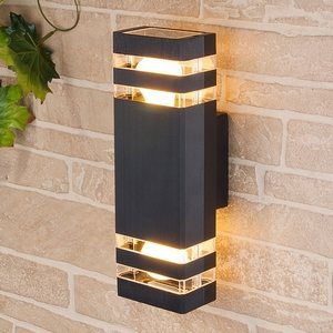 Изображение товара Настенный светильник уличный IP54 1449 черный Elektrostandard Ignis TECHNO
