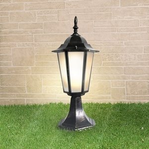 Изображение товара Наземный фонарь IP44 1004S черное золото Elektrostandard Claro GL