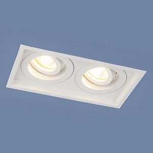 Изображение товара Встраиваемый светильник направленного света 1071/2 WH белый Elektrostandard 1071 MR16
