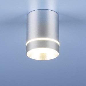 Изображение товара Накладной светодиодный светильник DLR021 9W 4200K хром матовый Elektrostandard Topper