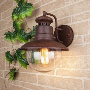 Изображение товара Настенный уличный фонарь IP44 3002D брауни Elektrostandard Talli GL