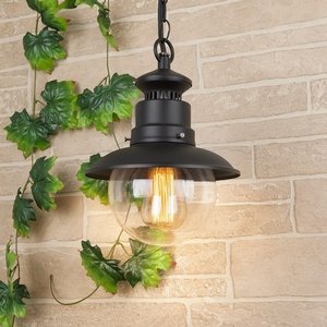 Изображение товара Уличный подвесной светильник IP44 H 3002H черный Elektrostandard Talli GL