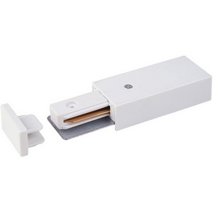 Изображение товара Ввод питания и заглушка торцевая для однофазного шинопровода белый Elektrostandard Track Rail WH Surface TRP-1-1-WH