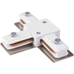 Изображение товара Коннектор Т-образный для однофазного шинопровода белый Elektrostandard Track Rail WH Surface TRC-1-1-T-WH