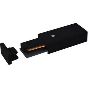 Изображение товара Ввод питания и заглушка торцевая для однофазного шинопровода черный Elektrostandard Track Rail BK Surface TRP-1-1-BK
