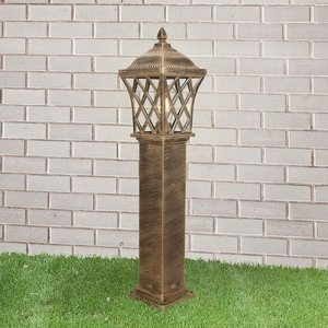 Изображение товара Наземный фонарь IP44 черное золото (GL 1018F) Elektrostandard Cassiopeya GL 1018F