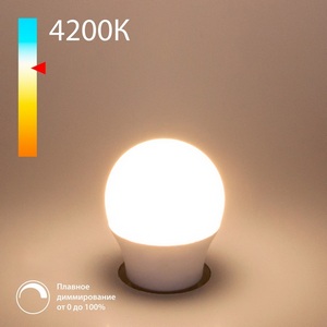Изображение товара Светодиодная диммируемая лампа Elektrostandard Dimmable 7W 4200K E27 (G45) BLE2776