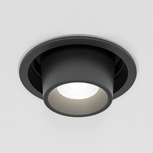Изображение товара Встраиваемый светильник круглый светодиодный Elektrostandard Conner 25086/LED 8W 4000K чёрный